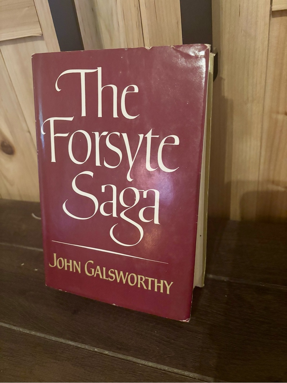 The Forsyte Saga by - Classic Hardcover (Maroon)